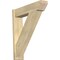 Ekena Millwork Traditional Slat Rough Sawn Outlooker, Douglas Fir, 8"W x 34"D x 38"H OUT08X34X38TRA06RDF - alternate 1